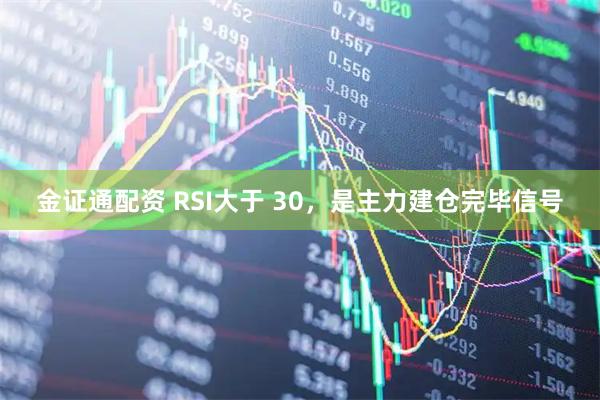 金证通配资 RSI大于 30，是主力建仓完毕信号