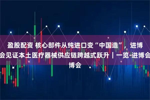 盈股配资 核心部件从纯进口变“中国造”，进博会见证本土医疗器械供应链跨越式跃升｜一览·进博会