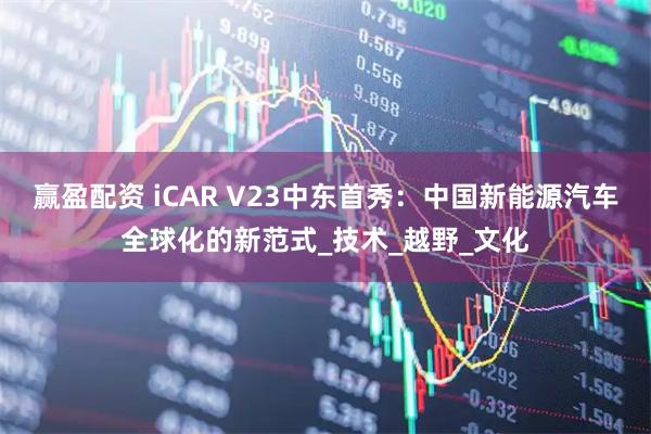 赢盈配资 iCAR V23中东首秀：中国新能源汽车全球化的新范式_技术_越野_文化